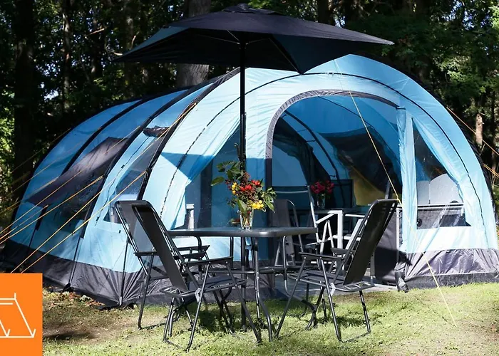Campingplatz Familienwohnzelt Zelt Und Direkt Am *
