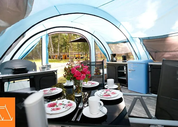 Campsite Familienwohnzelt Zelt Und Direkt Am